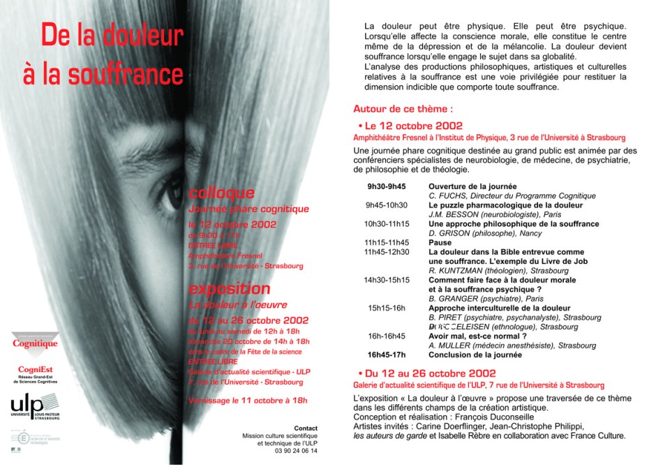 Flyer Expo Douleur.qxd